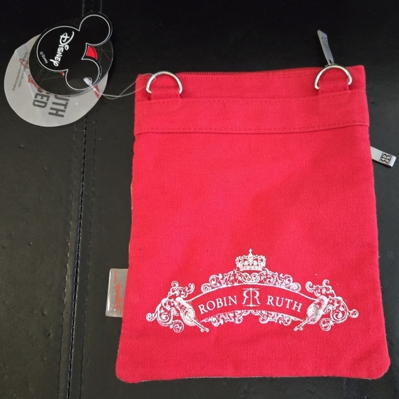 Robin Ruth Disney Mickey Minnie Paris Polka Dot Pouch Crossbody Purse Bag NWT - Picture 4 of 7